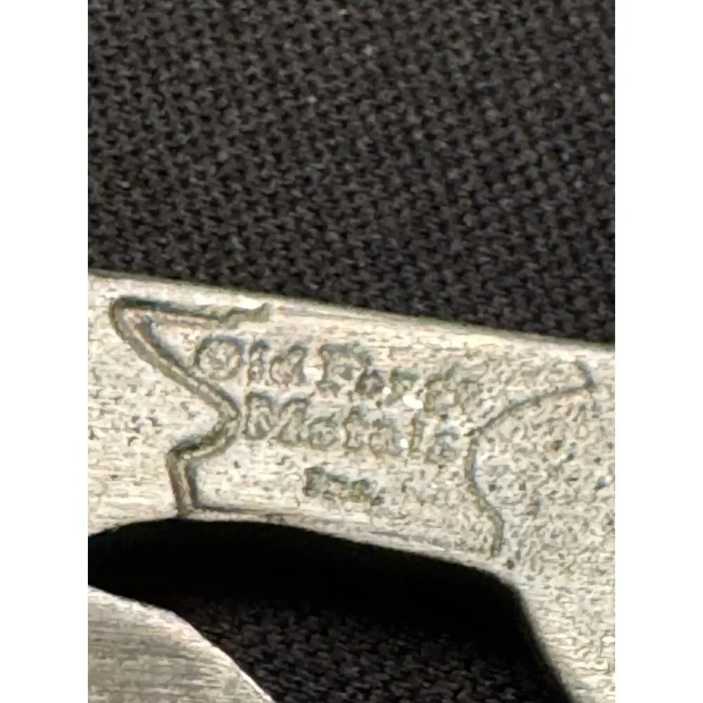 Vintage Pewter Bowling Belt Buckle
